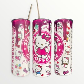 Sellrex Kitty Insulated 20oz Thermal Skinny Tumbler