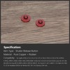 5 Pack Shutter Release Button,Pure Copper Concave Surface Camera Button