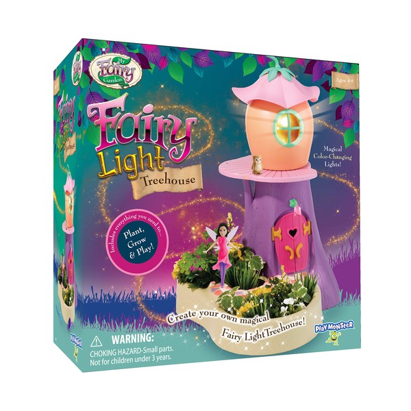 My Fairy Garden Light Treehouse Playset with Color-Changing Light