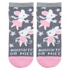 Stephen Joseph Unisex-Kid's Crew Socks, Mouse, Medium
