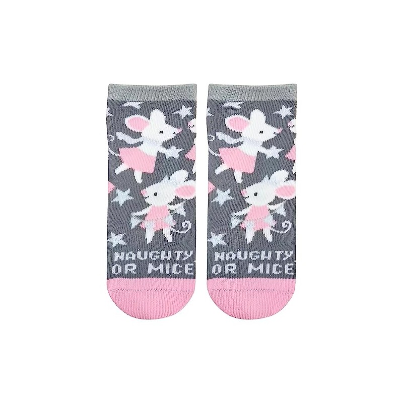 Stephen Joseph Unisex-Kid's Crew Socks, Mouse, Medium