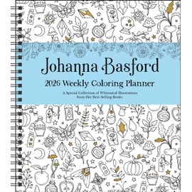Johanna Basford 12-Month 2026 Weekly Coloring Calendar