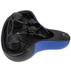 Bike Saddle Microfiber Leather HollowCarved Shock Absorber Mountain Bike Saddle