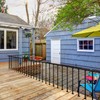 Deck Railings Metal Porch Railing Guard Rail Kit with Balusters