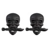 Pack of 2 Skull Emblem Logo Stickers for All Vehicles