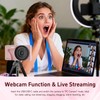 64MP 4K Vlogging Camera, 64GB Fast Autofocus Digital Camera with