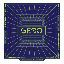 JUUPINE 310x310 Build Plate GECO Plate,PLA Cold Plate Supertack No Heating Spring Steel 0℃ Printing Hot Bed for CR10,CR10S,Artillery Sidewinder X1/X2,Anet A8 Plus, Longer LK, LK5 Pro 3D Printer