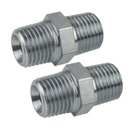 1/2" BSP Male to Male Air Line Hose Compressor Fitting/Union 2 Pack FT052