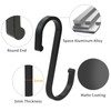 LWMLWM S Hooks [Pack of 10], Aluminium S-Hooks, Diameter Up