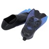Short Diving Training Fins Full Foot AntiSlip Soft Flippers for