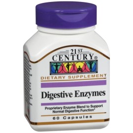 21st Century Digestive Enzymes Capsules 60 EA