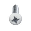 RecPro 8x1 Pan Head Metal RV Screws | Polar White
