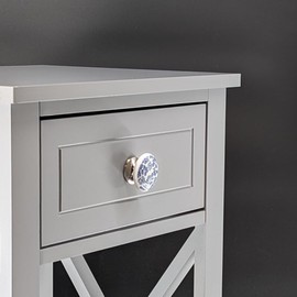 Knober Möbelknopf Bouque Blau Serie Lak