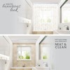 Jakooz Rollup Shower Curtain for Bathroom. Waterproof, 100% PEVA, Heavy