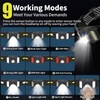 Headlamp Rechargeable, 270° Wide Beam Bright LED Head Lamp with