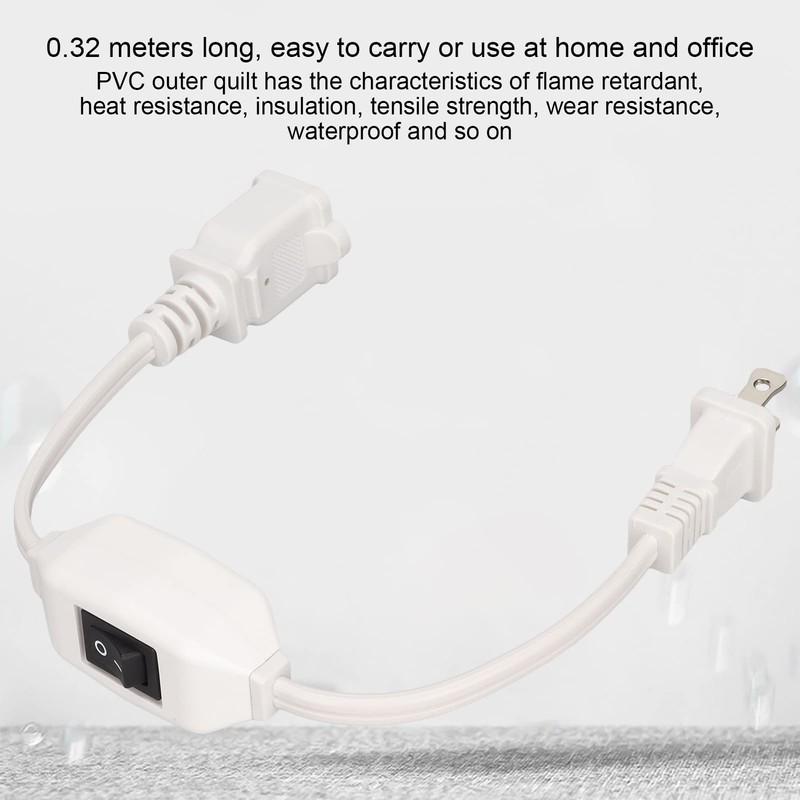 Cable de Extensión con Interruptor de Encendido y Apagado Cable