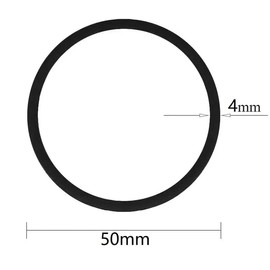 Felefi Elastics Hair Ties 4mm,10 Pack - Blonde