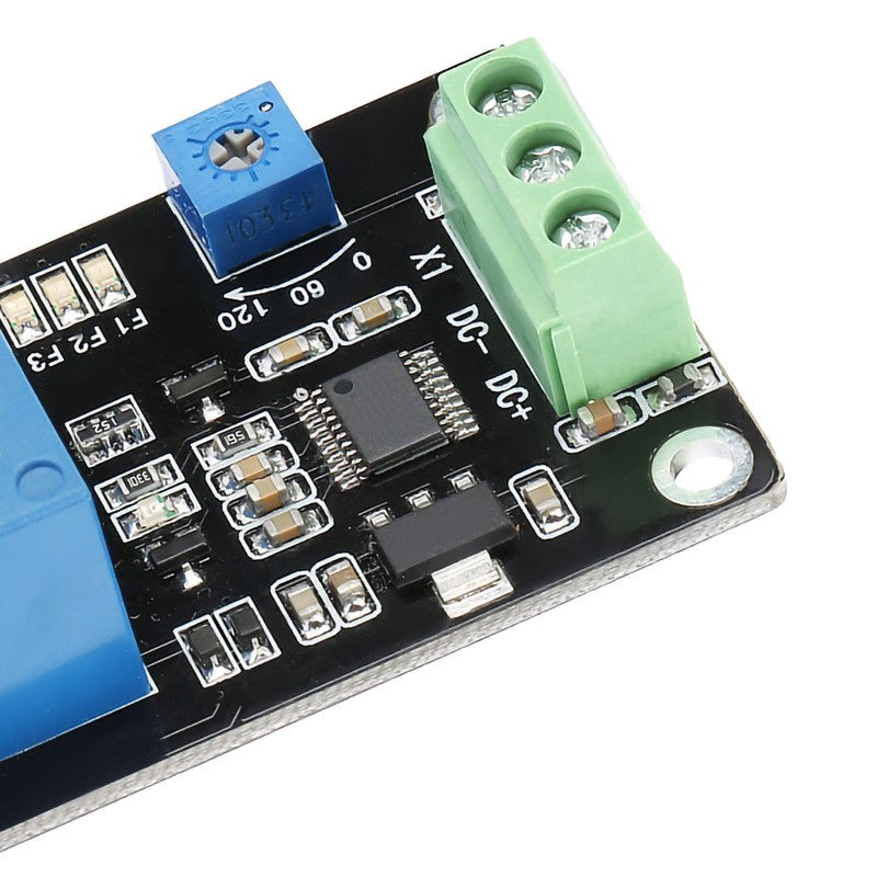 Fafeicy Delay Timer Relay Self-Locking DC 5V/12V/24V (DC12V)