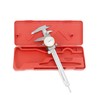 QWORK Dial Calipers, 0-15cm Caliper Measuring Tool, 0.02mm Graduation Interval,