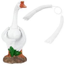 Gemscream Poseable Goose Wings for 23''-28" Porch Goose Adjustable White Wire Geese Arm Wings Costume Accessories for Front Porch Lawn Patio Yard Decoration