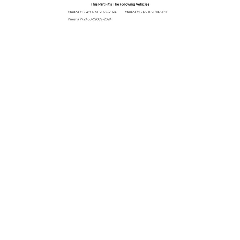 Tusk Starter for Yamaha YFZ 450R SE 2022