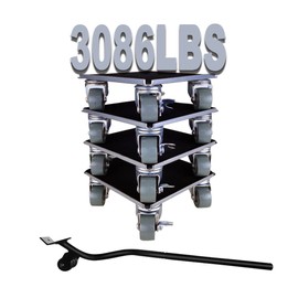 DUEBEL Lifter Furniture Sliders for Hardwood Floors Jack Furniture Dolly Appliance Dolly for Moving Pads Furniture Movers Sliders 3086 LBS