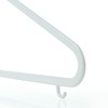 HANGERWORLD 18 Pack 11.8inch White Plastic Kids Hanger - Sized