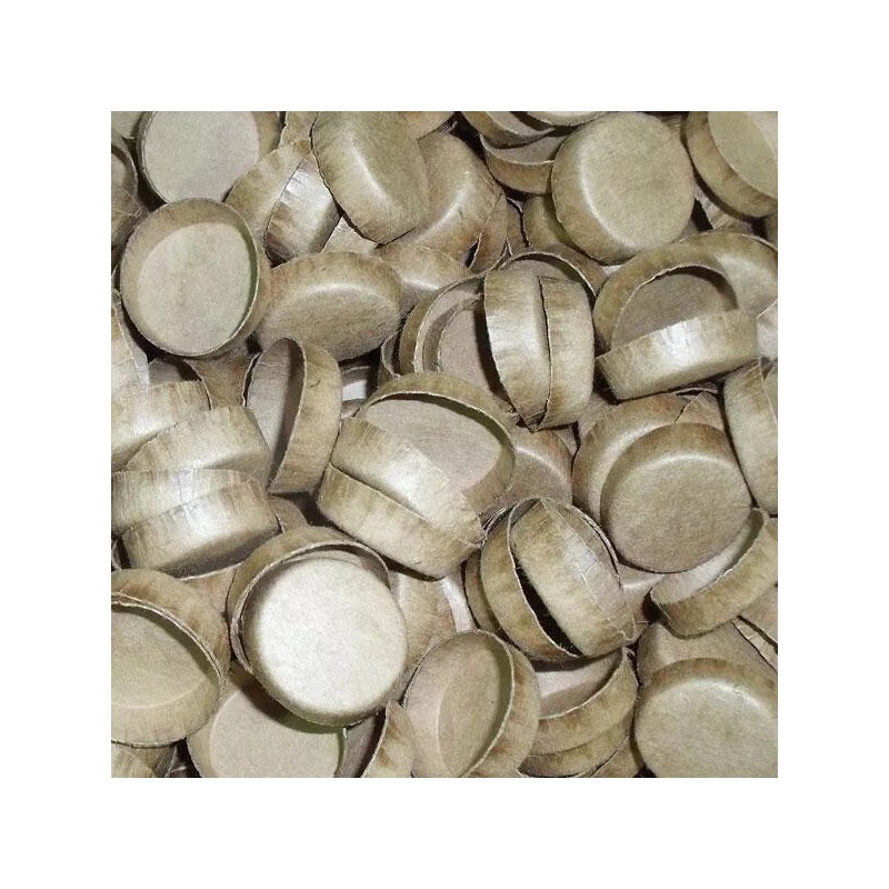 25pc 1" x 2.5" red firework kraft tube with paper