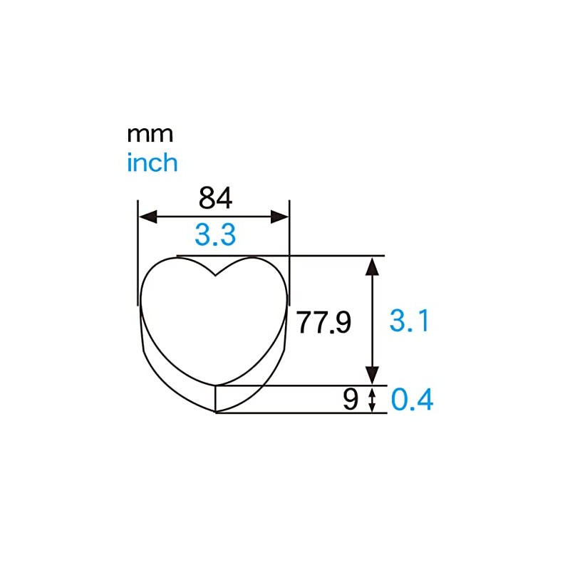 FBAHT7884AS Heart Trays Assortment 40 Sheets (4 Colors x 10)