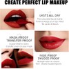 LONEOURS Lápiz Labial y Delineador de Labios 2 en 1,