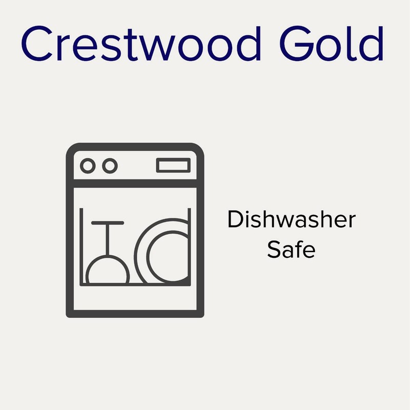 Noritake Crestwood Gold 12-Piece Set, Service for 4