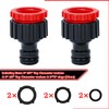 TOPWAYS 3/4 inch and 1/2 inch Hose Tap Connector, 2in1
