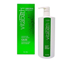 Vitabath Original Spring Green Moisturizing Bath & Shower Gelee-32 oz (Quantity of 2)