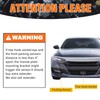 Front Bumper Tow Hook License Plate Mount Bracket Compatible with
