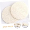 FRCOLOR 15pcs Natural Loofah Face Exfoliating Scrubber Pads Control Suitable