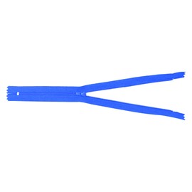 Mandala Crafts - 60 cremalleras de nailon azul para coser de 24 pulgadas, cierres de repuesto para suministros de costura a granel para sastrería, reparación de ropa y proyectos de bricolaje