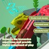 Dinosaur Race Track, Car Ramp Toy Set for Kids 3+