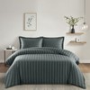 Imperial Rooms Single Duvet Cover Set Reversible Stripes Satin Bedding
