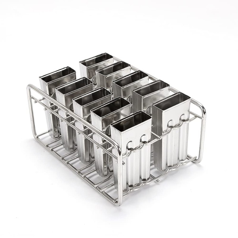 Stainless Steel Ice Cream Stick Mold Ice Lolly Popsicle Pop