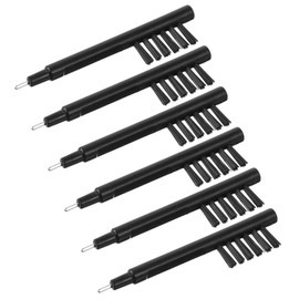 6Pcs Hearing Aid Brushes for Cleaning, Professional Hearing Aid Cleaning Tools, Ergonomic Design for Seniors