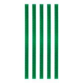 sourcing map 5pcs Whiteboard Magnetic Ruler 29cm Metric Blackboard Straight Rulers Office Measuring Tools, Green