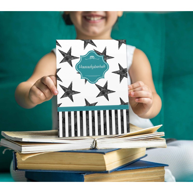 OLGS Creative Royal Homework Book Cover with Exercise Book Protective