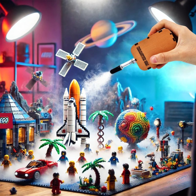 Miniature smoke machine, small props shooting props special effects props,