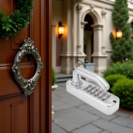 Garosa Keyless Entry Door Lock Mechanical Combination Code Lock Keypad Security Lock with Double Sided Keypads Outdoor Gate Lock for Fences Exterior Doors