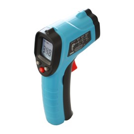 PeakTech 4935 Infrared Thermometer / Pyrometer with Laser, -50°C to 400°C, Measuring Point Ratio 12:1, for Fast Surface Temperature Measurement 0.5 Seconds, Emissivity 0.95 Fixed