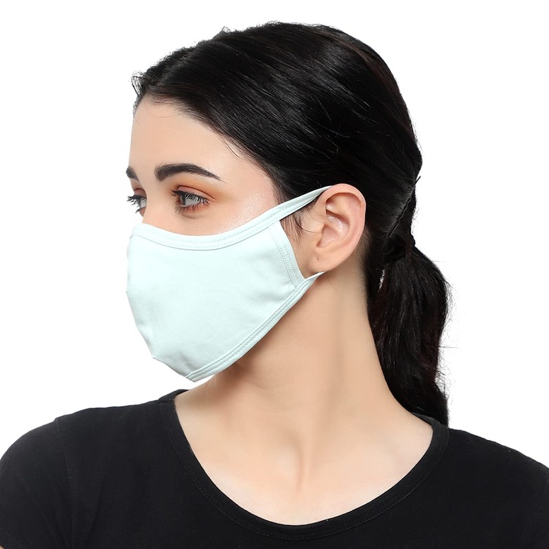 Touchstone Soft Cotton knitted Face Mask - medium size comfortable