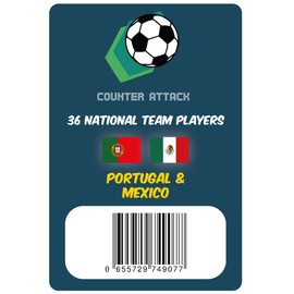 Counter Attack Portugal and Mexico Player Cards