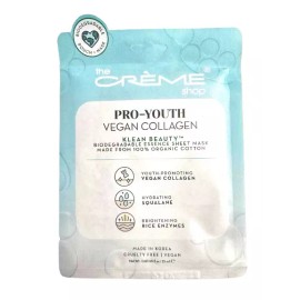 THE CRÈME SHOP Klean Beauty™ Sheet Mask - 5 Pack (VEGAN COLLAGEN)