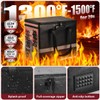 Fireproof Comic Book Storage Box - Holds 140+ Comics, Organizer