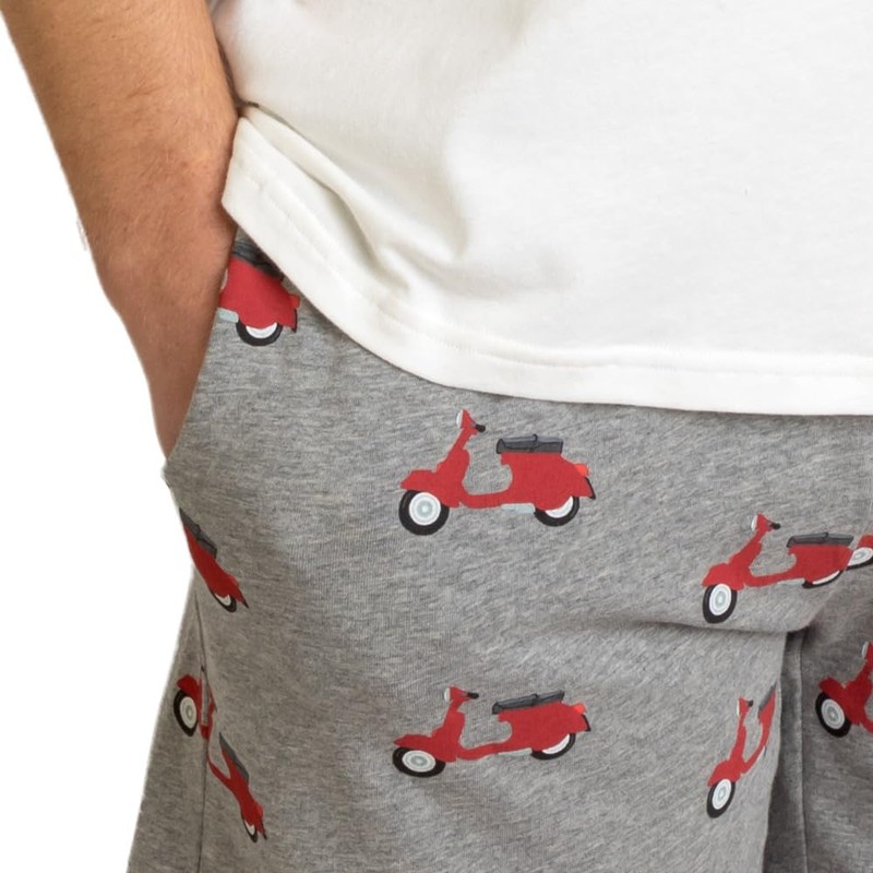 alber's Mens Summer Pyjamas 2 Piece Set Short Sleeve Top